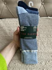Image of Ted Baker Socks Pack Of 3 Size 7-11