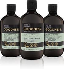 Image of Baylis & Harding Goodness Oud, Cedar & Amber Bath Soak, 500 ml Pack of 3 - Vegan