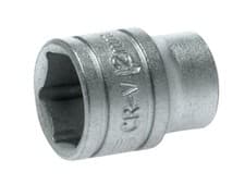 Image of Teng 1/4in Drive 12mm Metric Hexagon Socket 6 Point Regular Length TENM140512