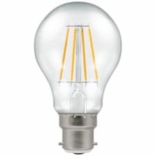 Image of Crompton LED GLS Filament Clear Dimmable 5W 2700K BC B22d 4184 standard bulb