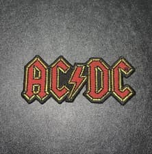 Image of AC/DC 2004 Iron On Embroidered Patch 3.5x1.5"Original Vintage From C&D Visionary
