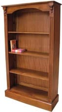 Image of Mahogany Bookcase | Large Bookcase Adjustable Shelves H350 x W95 x D27 cm BCS012
