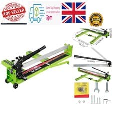 Image of Portable All-Steel Tile Cutter with Effortless Laser Guide and Bonus Wheels