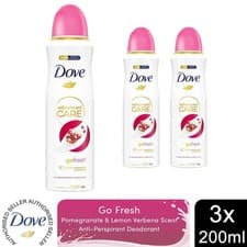 Image of 3x Dove Advanced Care Antiperspirant Deodorant Pomegranate&Lemon Verbena, 200ml
