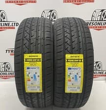 Image of 2 X 235 55 18 SONIX 235/55R18 104V XL BRAND NEW M+S TYRES C & B RATINGS 2355518