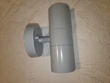 Image of Garden Trading Regent Up Down Spot Mains Garden Wall Porch Light Grey