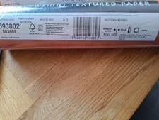 Image of 2 ROLLS ARTHOUSE OPERA TEXTURED HEAVYWEIGHT WALLPAPER Kashmir Plain Terracotta