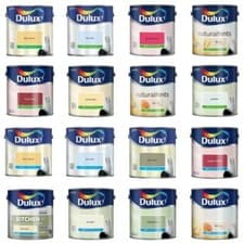 Image of Dulux Silk Smooth Creamy Emulsion Walls Ceilings Paint 2.5L Colours