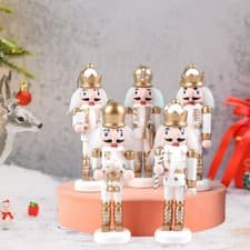 Image of 5Pcs Christmas Nutcracker Hanging Ornaments Home Decorations for Festival