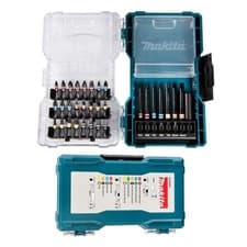 Image of Makita Screwdriver Bit Set 32pc E-07076 Black Colour Coded Drill Bit Set in Case