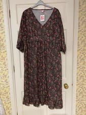 Image of ladies floral dress, size 30