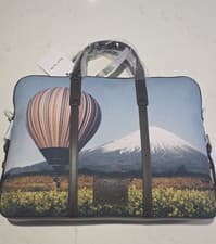 Image of PAUL SMITH SIGNATURE STRIPE AIR BALLOON FOLIO MESSENGER BAG BNWT