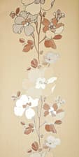Image of 56523 G&B DRAMA TRAVIATA CREAM FLORAL DESIGN WALLPAPER