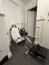 Image of Playseat Evolution + Logitech G29 wheel and pedals