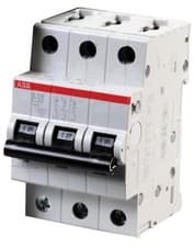 Image of Abb - S203-C20 - Circuit Breaker, Thermal Mag, 3 Pole,20a
