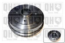 Image of Genuine QH Brake Drum Rear Axle Fits Renault Bdr178 Braking Replacement Part