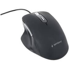 Image of Gembird MUS-6B-02 Mouse Corded Optical Black 6 Buttons 1200-3600 dpi Backlit