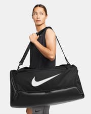 Image of Nike Brasilia LARGE Duffle Bag DO9193-010 Color BLACK 28” Length