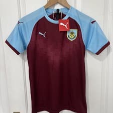 Image of Burnley FC 2018-2019 Home Shirt Age 13-14 Years New With Tags (B133)