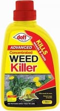 Image of Doff Glyphosate Weedkiller Concentrate - Kills Weeds & Roots - 1L - DOFFZA00