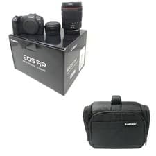 Image of Canon EOS RP Camera + EF-EOS R adapter + RF 24-105mm f/4L IS Lens + Bag