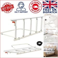 Image of Easy Install Bed Rail for Seniors - Foldable Fall Protection Solution