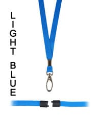 Image of ID Lanyard Neck Holder Strap String Cord Safety Breakaway Pass with Metal Clip