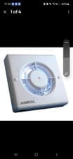 Image of Manrose XF100T 100mm 4 Inch Bathroom Kitchen Extractor Fan with Timer Axial Fan