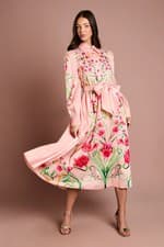 Image of Coast Blush Midi Dress Womens Occasion Dresses