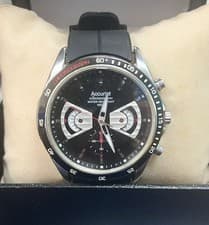 Image of Pre Owned Gents Accurist MS645 Chronograph Watch Black Dial New Battery