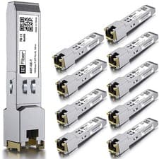 Image of 10 Pack 1000BASE-T SFP to RJ45 Copper Module for Network Upgrades Unmanaged