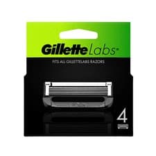Image of GILLETTE LABS RAZOR BLADES (4 CARTRIDGE PACK) BRAND NEW AND SEALED 100% GENUINE