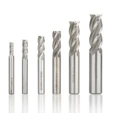 Image of HSS Straight Shank 4 Flute End Mill Imperial Milling Cutter CNC Drill Bit Tool