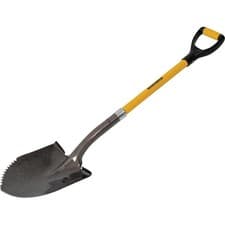 Image of Roughneck Serrated Edge Round Shovel