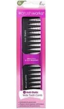 Image of Brushworks Anti-Static Wide Tooth Comb Deranged Damp Hair Minimising Hair Damage