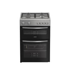 Image of Indesit 60cm Gas Cooker - Silver IDG6GS