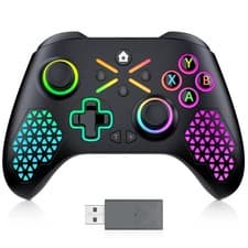 Image of RGB Wireless Controller Gamepad For Xbox One Xbox Series X S & PC Vibration 2.4G