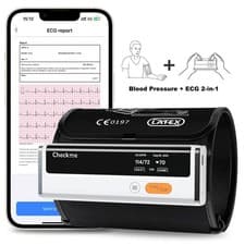 Image of Checkme BP2 Smart Blood Pressure Monitor with ECG Detect AFib, App - CE Certifie