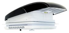Image of PlusFan 40cm Smoked/Black- 10 Speed- Remote Control- With Blind- Freucamp