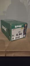 Image of Spax Pozi Countersunk Wood Screw Zinc - Yellow 5MM X 90MM (Box-100) 