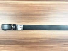 Image of Black automatically adjusted Hugo Boss belt for man, brand new, 115cm/46inch