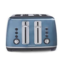 Image of Morphy Richards Accents 4-Slice Toaster Metallic Blue 242049