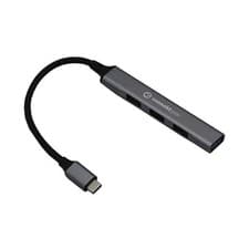 Image of Connekt Gear 4 Port USB C Hub to 1 x USB 3.0 A and 3 x USB 2.0 A Metal Case