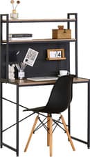 Image of 3 Tier Study Table Office Desk With Storage Computer Home Gaming Bookshelf
