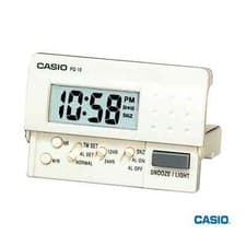 Image of Casio Beep Alarm Clock, White, PQ-10-7R