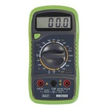 Image of Sealey Digital Multimeter 8 Function With Thermocouple Hi-Vis MM20HV