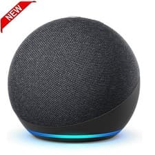 Image of Amazon Echo Dot (4th Generation) Smart Speaker - Charcoal