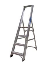 Image of Lyte MagnaStep Aluminium Platform Step Ladder with Handrails - UK-Made 150kg