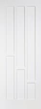 Image of LPD Internal Coventry White Primed 6 Panel Solid Doors