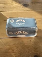 Image of Kilner Glass Butter Dish with Embossed Logo and Lid